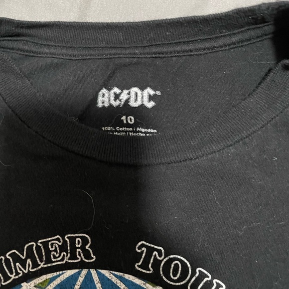 Kids cotton AC/DC shirt - Picture 3 of 3